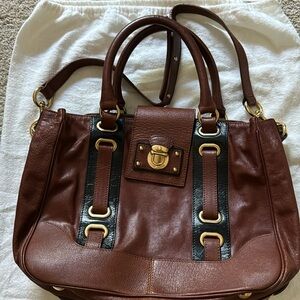 2000 Mark Jacob Leather Tote Bag
